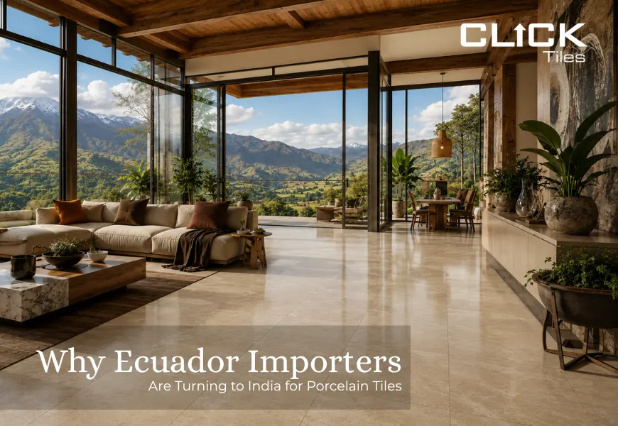 Why Ecuador Importers Are Turning to India for Porcelain Tiles