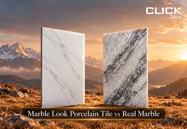 Real Marble vs Marble Look Porcelain Tile: What Should Buyers in Romania Consider?
