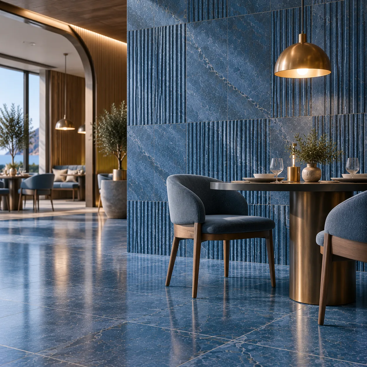 Texture Is Making Blue More Architectural